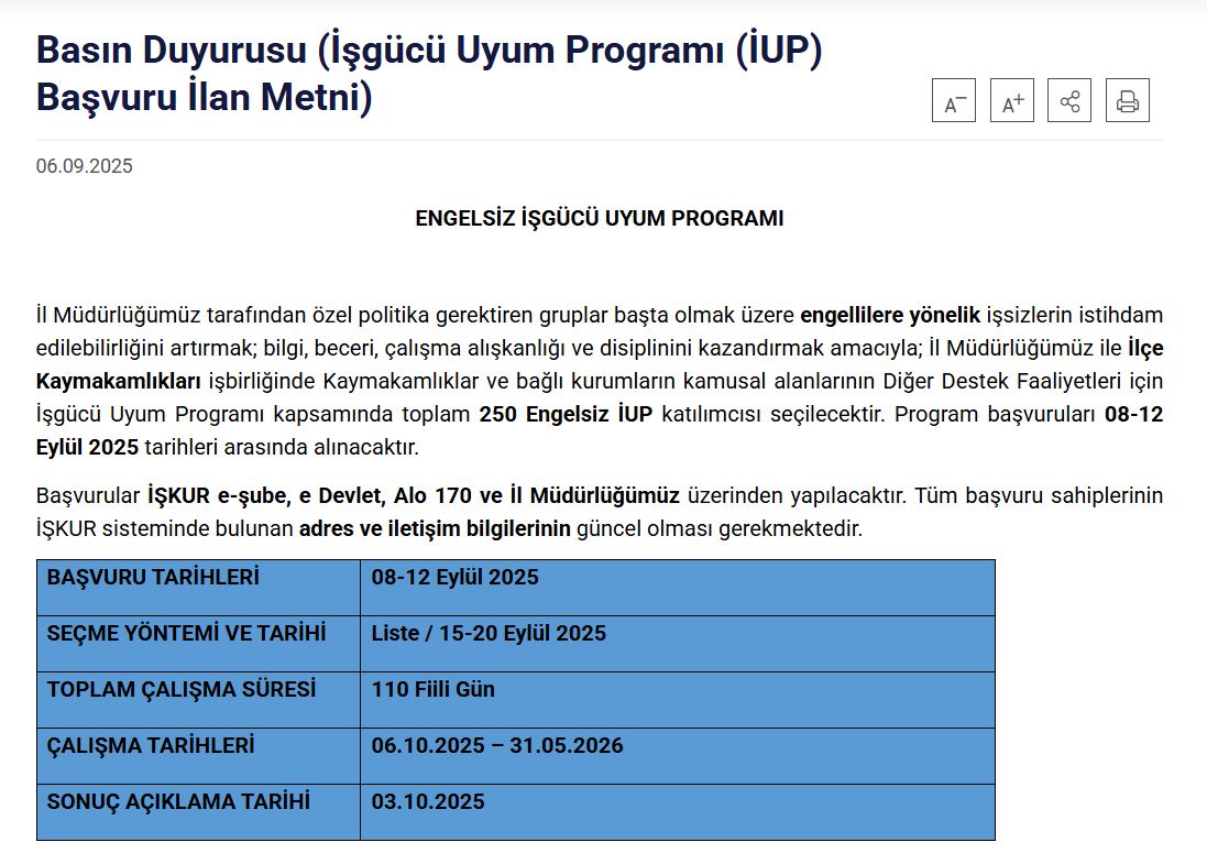 Diyarbakır Valiliği 250 Işçi Alacak Detaylar Haberimizde... 1