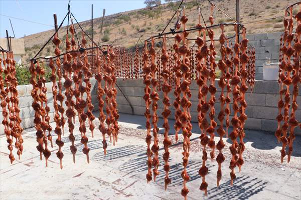 Kış Aylarının Vazgeçilmezi Cevizli Sucuk Yapımı Başladı 1