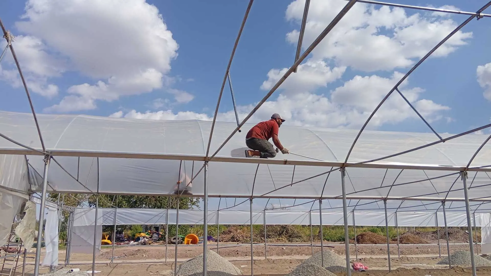 Diyarbakır'da Fide Yetiştirme Serası Kuruldu 7