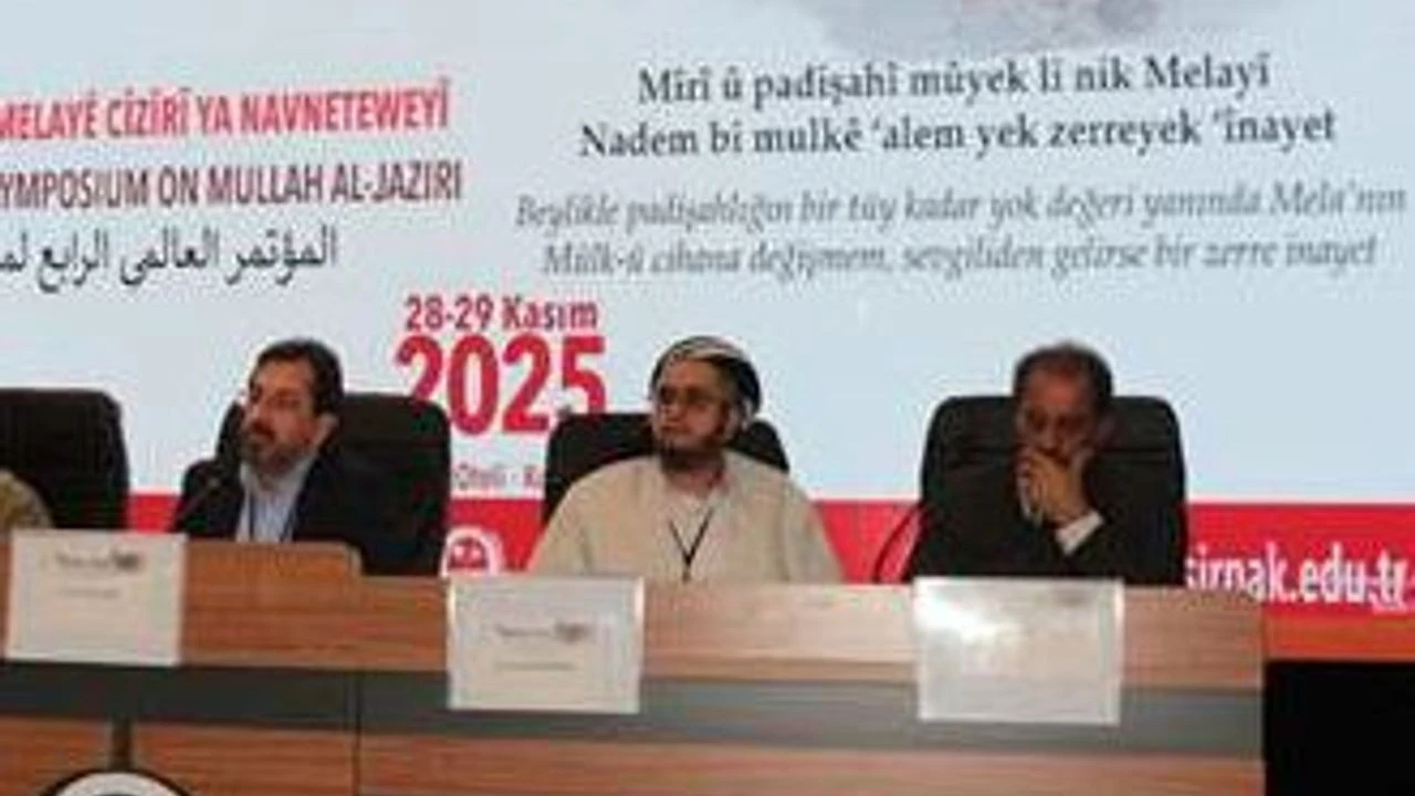 Mesut Barzani Melaye Ciziri Sempozyumu Için Cizre'de 1