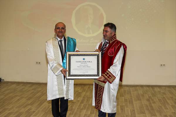 Bakan Şimşek’e Batman Üniversitesi’nden Fahri Doktora 1