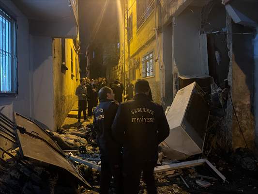 Şanlıurfa'da Tüp Patlamasıyla Evin Duvarı Yıkıldı 4 Yaralı 5