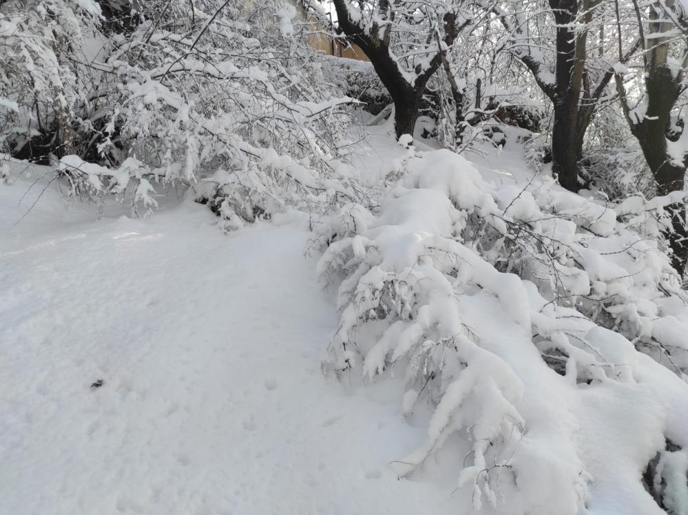 Batman'da Kar Kalınlığı 1,5 Metreyi Geçti! Kartpostallık Manzaralar Oluştu 1