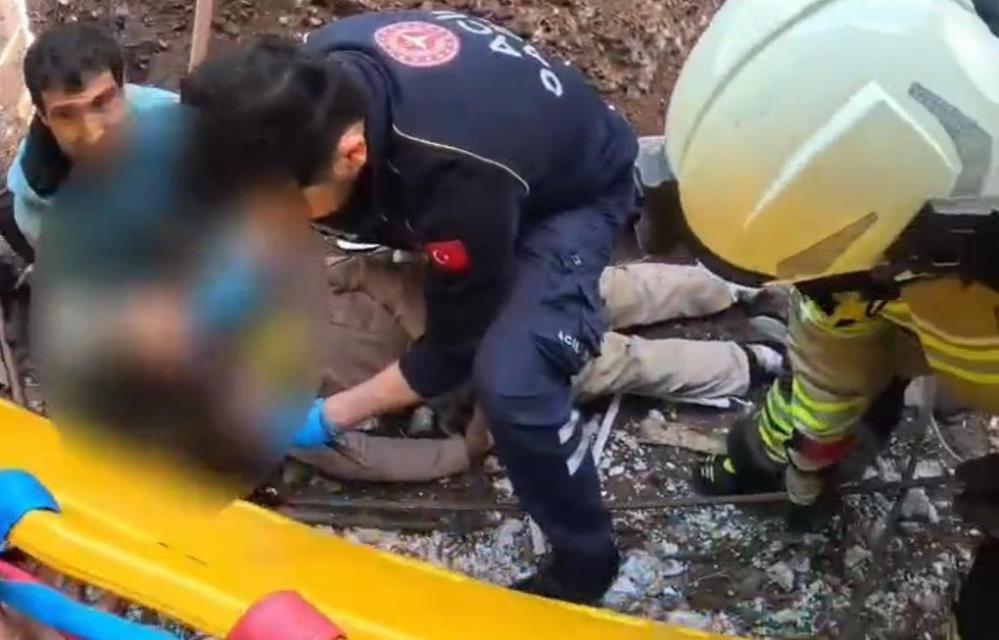 Diyarbakır’da Inşaatta Feci Kaza İşçinin Başına Demir Saplandı