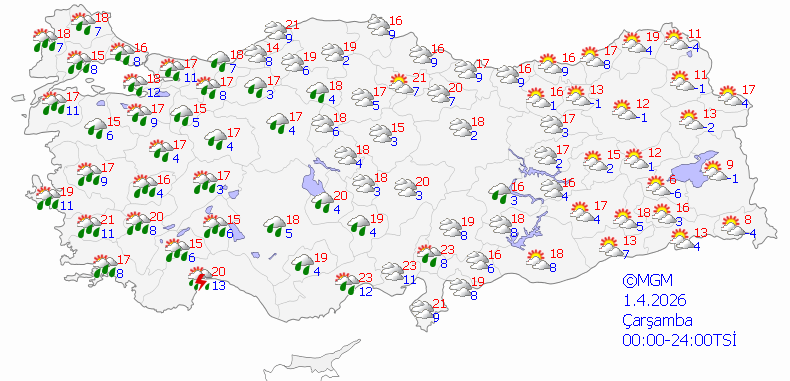 Bingöl'de 3 Günlük Hava Durumu Nasıl Olacak 1