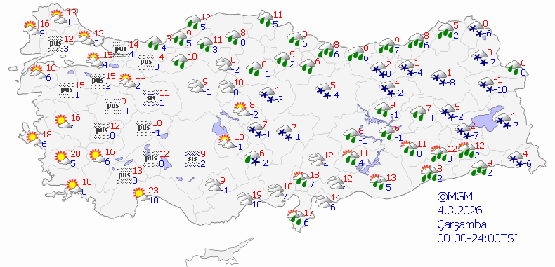 Bingöl’de 3 Günlük Hava Durumu Yer Yer Kar Yağışı Ve Don Görülebilir-1