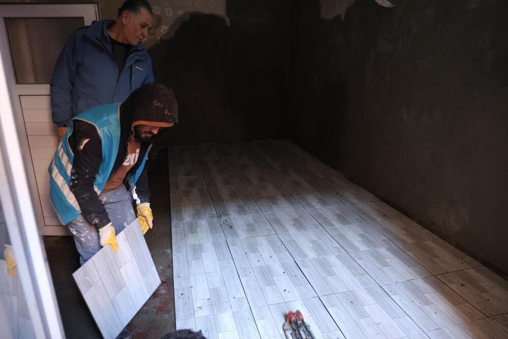 Diyarbakır'da Vatandaşın Evi Denetimli Serbestlik Hükümlülerince Onarıldı