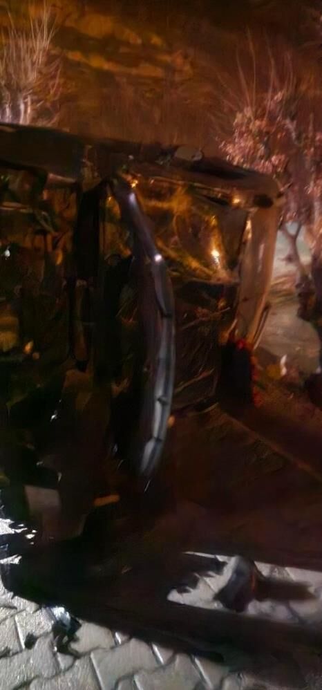 Şırnak'ta Araç Yan Yattı 1 Kişi Ağır Yaralandı