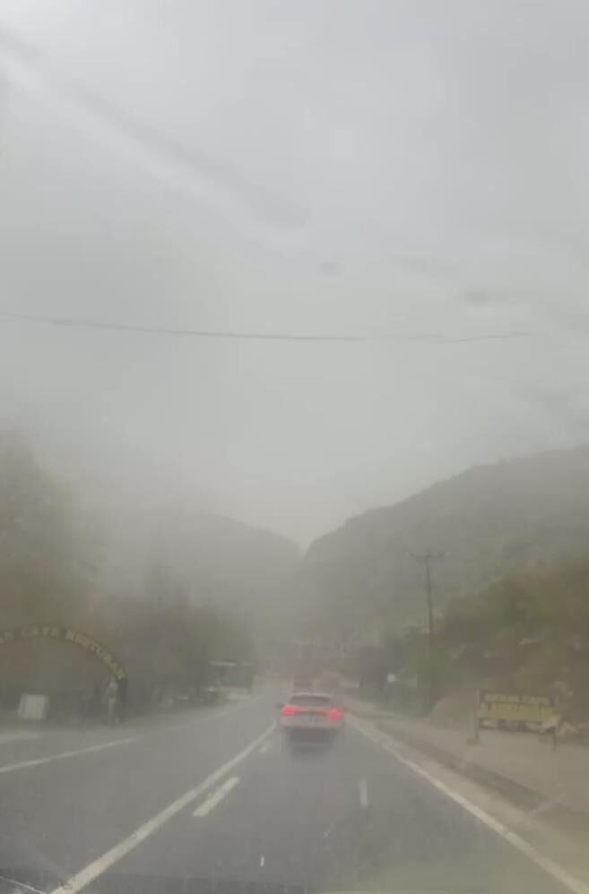 Mardin'de Merkezde Bahar Havası; Beyazsu'da Kar Yağışı 1