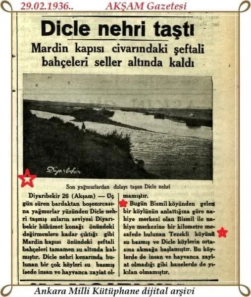 Diyarbakır'da Dicle Nehri Taştı İlçe Ve Çevresindeki Köyler Sular Altında Kaldı 1