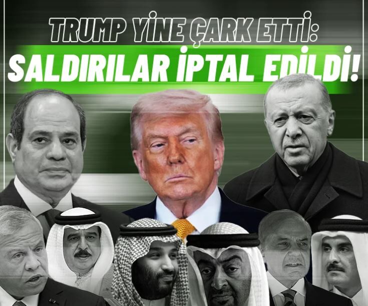 Trump Adeti Üzere Yine Çark Etti İran'a Saldırılar Iptal!