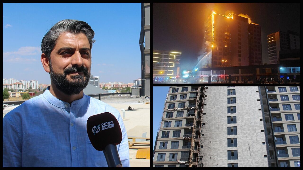 Diyarbakır'da 13 katlı plaza yangını sonrası firma yetkilisi konuştu