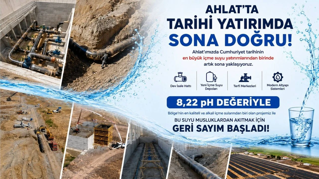 Doğu'nun Bu Ilinde Musluklardan 8,22 Ph Değerinde Doğal Kaynak Suyu Akacak