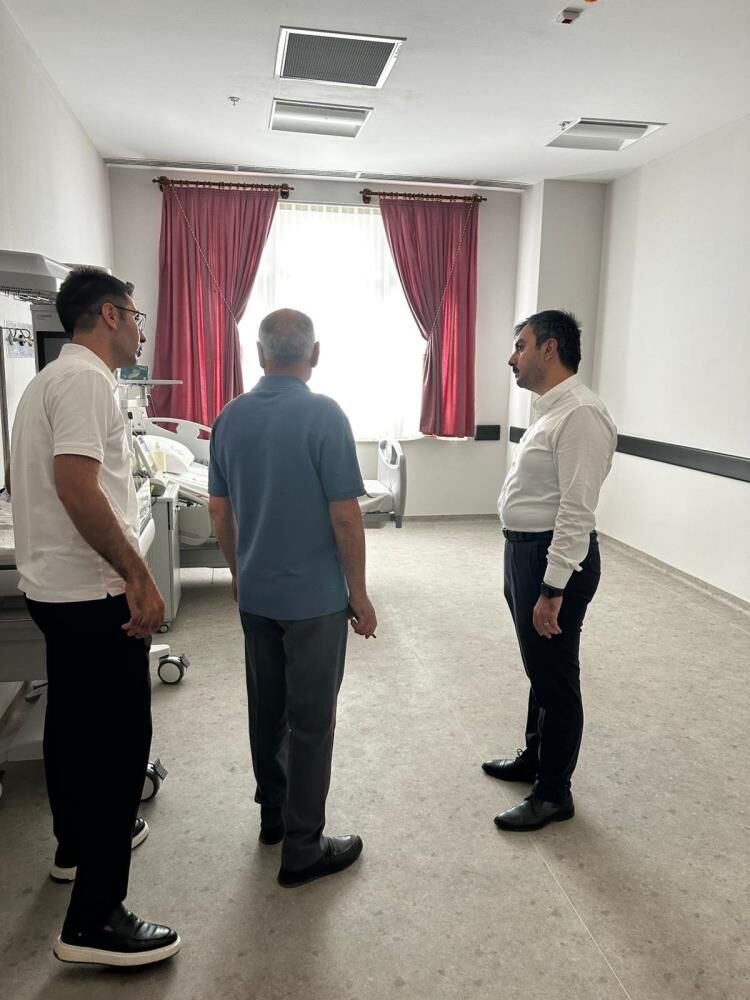 Diyarbakır'da Kaymakam Yeni Hastaneyi Ziyaret Etti 1