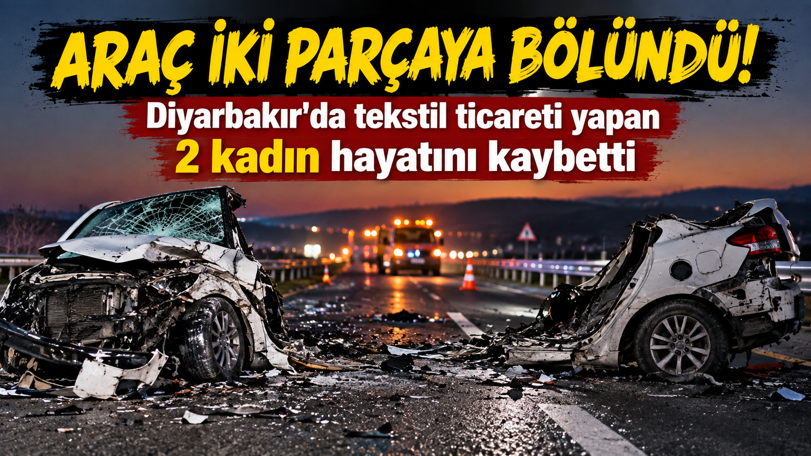 Diyarbakır'da tekstil ticareti yapan 2 kadın Elazığ'daki kazada öldü