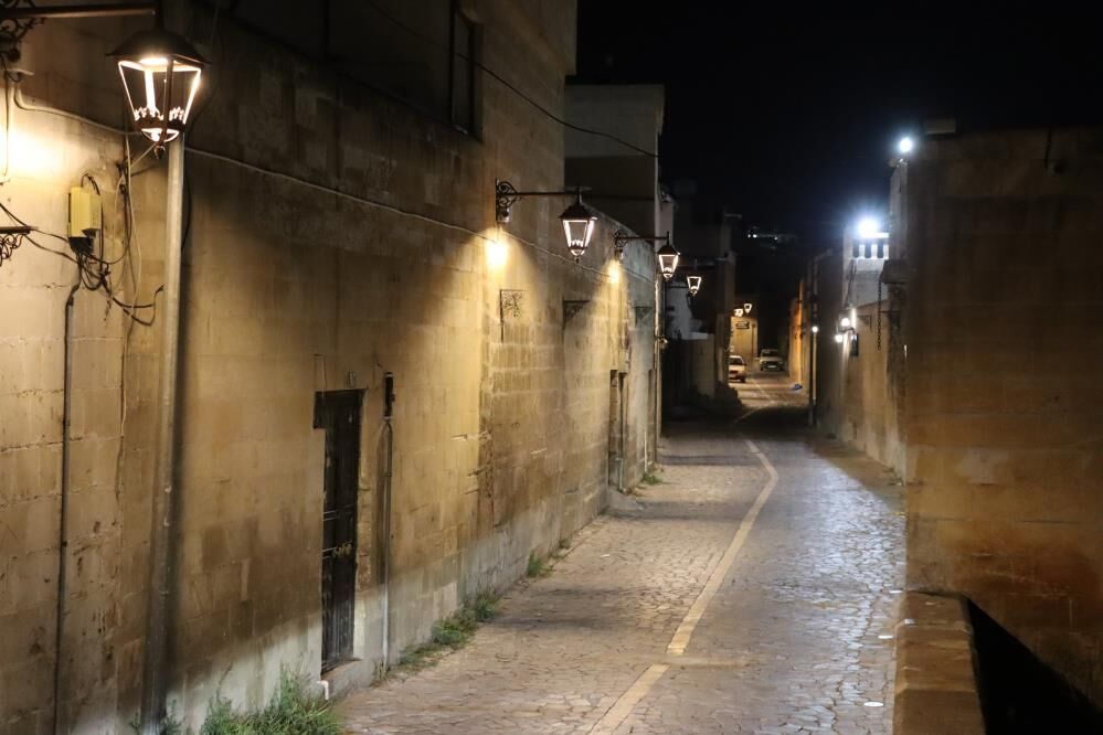 Eski Urfa Geceleri Aydınlandı 275 Sokağa Yeni Görünüm 1