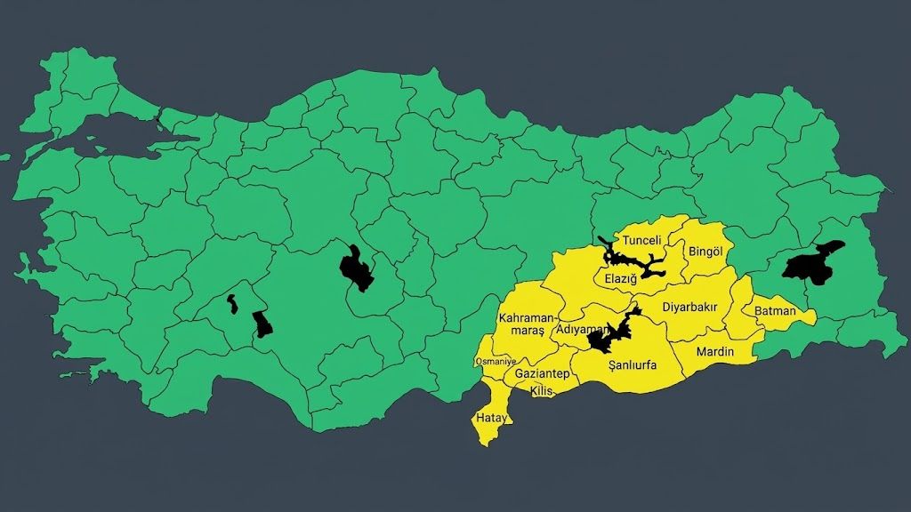 Bakanlıktan Diyarbakır ile bölge illeri için sağanak uyarısı