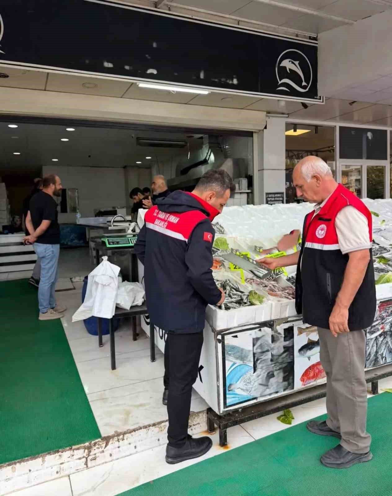 Adıyaman'da su ürünleri satış noktalarına denetim