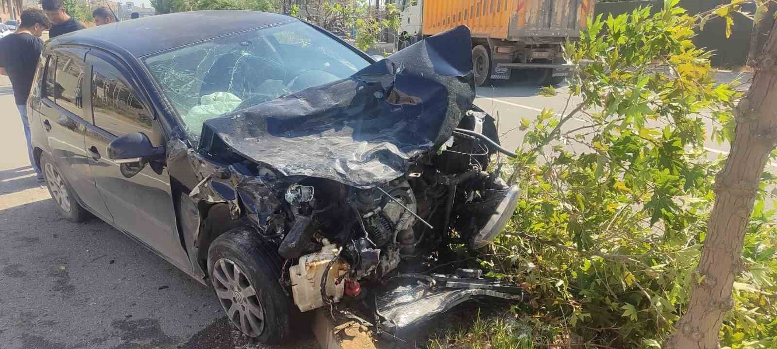Diyarbakır'da trafik kazası: 2 yaralı