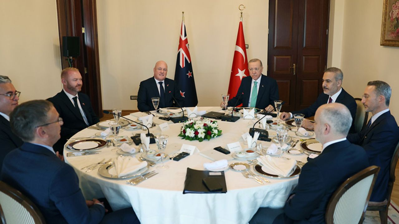 Cumhurbaşkanı Erdoğan, Yeni Zelanda Başbakanı Luxon ile görüştü