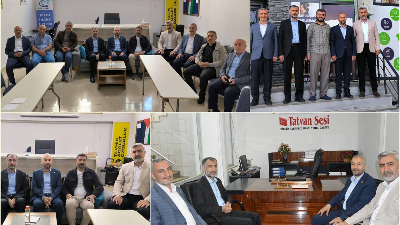 HÜDA PAR heyeti Bitlis'te temaslarda bulundu