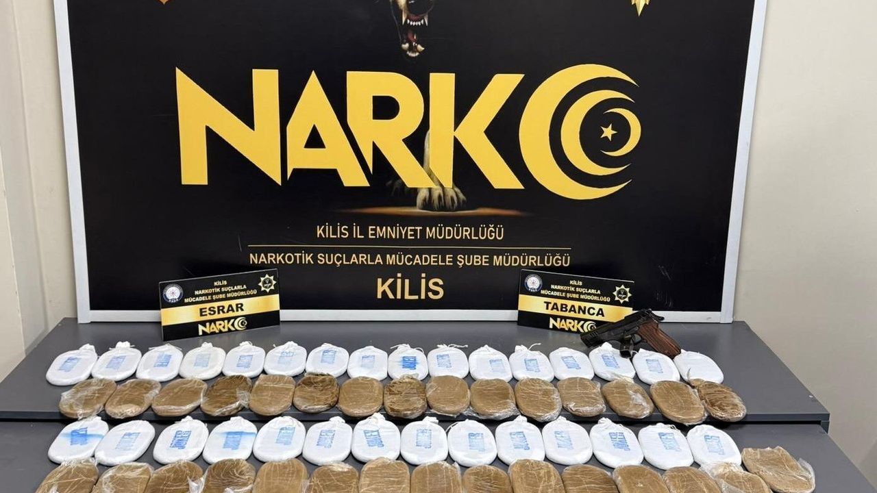 Kilis'te takoz esrar ele geçirildi: 1 kişi tutuklandı