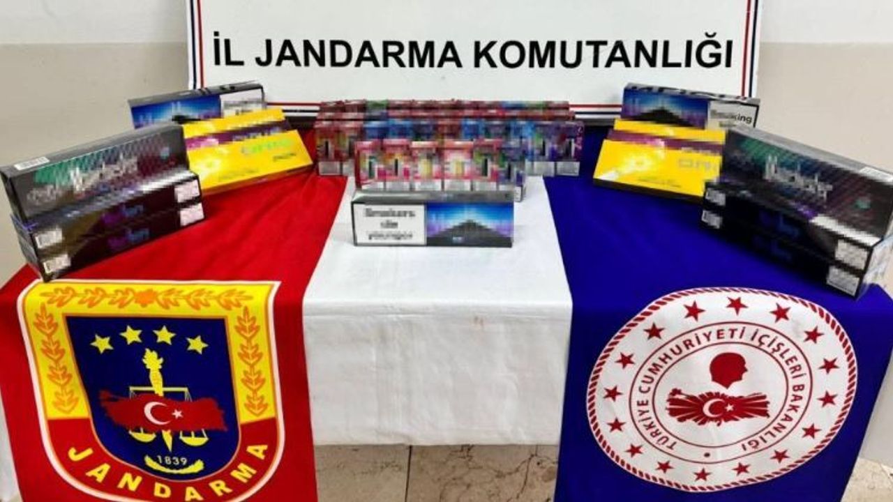 Kilis’te kaçak sigara ve elektronik sigara yakalandı
