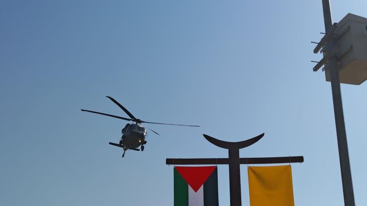 Bitlis'te gökyüzünde heyecan dolu anlar