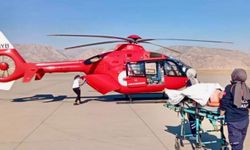 Şırnak'ta 26 yaşındaki hasta ambulans helikopterle Diyarbakır'a sevk edildi