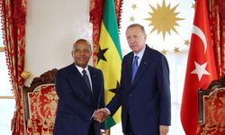 Cumhurbaşkanı Erdoğan, Sao Tome ve Principe Başbakanı Trovoada'yı kabul etti