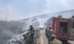 Evin bahçesinde çıkan yangın ormanlık alana sıçradı