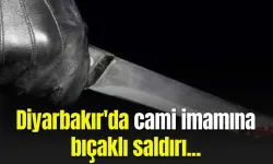 Diyarbakır'da cami imamına bıçaklı saldırı