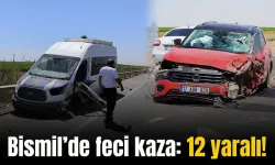 Diyarbakır'da feci kaza: 12 yaralı