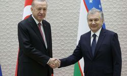 Cumhurbaşkanı Erdoğan, Mirziyoyev ile görüştü