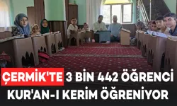 Diyarbakır Çermik'te Kur'an kurslarına büyük ilgi