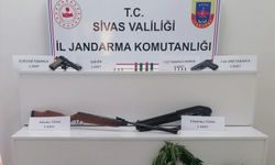 Sivas'ta uyuşturucu ve silah operasyonu