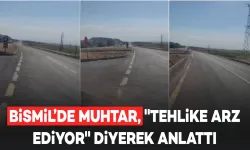 Muhtar yetkililere seslendi: Diyarbakır'ın tehlikeli yoluna çözüm getirin!