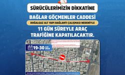 Diyarbakır'daki sürücülerin dikkatine! O cadde trafiğe kapatıldı