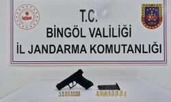 Bingöl’de yapılan aramada 2 adet tabanca ele geçirildi