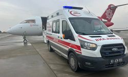 2 aylık bebek, Ankara'ya ambulans uçakla nakledildi