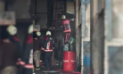 Malatya'daki iş yeri yangınında maddi hasar oluştu