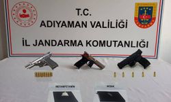 Adıyaman'da silah ve narkotik operasyonu: 4 gözaltı