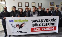 Batmanlı STK'lar savaş ve kriz bölgelerine yardım kampanyası başlattı