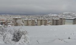 Malatya'dan kartpostallık kar manzaraları