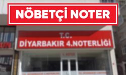 Diyarbakır 2 Kasım günü hangi noterler nöbetçi olacak?