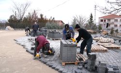 Battalgazi Belediyesinden kaldırım ve asfalt çalışması