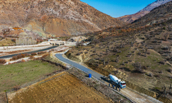 Yücebağ-Kulp bağlantı yolu tamamlandı