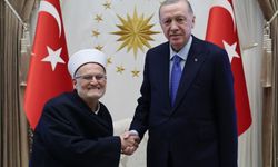 Erdoğan, Mescid-i Aksa İmam Hatibi Sabri'yi kabul etti