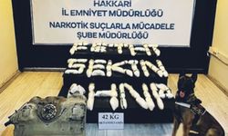 42 kilogram sentetik uyuşturucu ele geçirildi