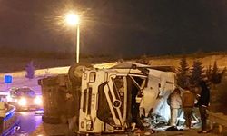 Gaziantep'te tır devrildi: 1 ölü